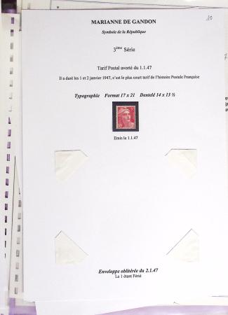 1944-95, Etude sur la Marianne : de Fernez, de Dulac,