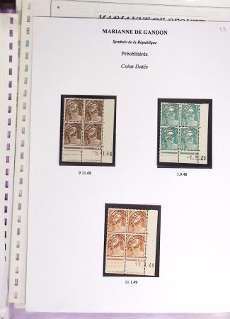 1944-95, Etude sur la Marianne : de Fernez, de Dulac,
