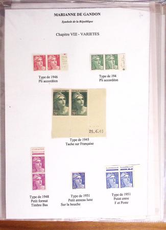 1944-95, Etude sur la Marianne : de Fernez, de Dulac,