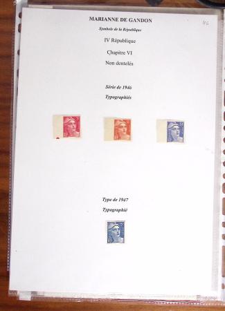 1944-95, Etude sur la Marianne : de Fernez, de Dulac,
