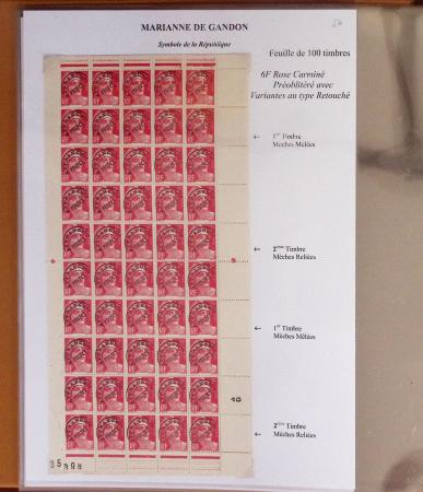 1944-95, Etude sur la Marianne : de Fernez, de Dulac,