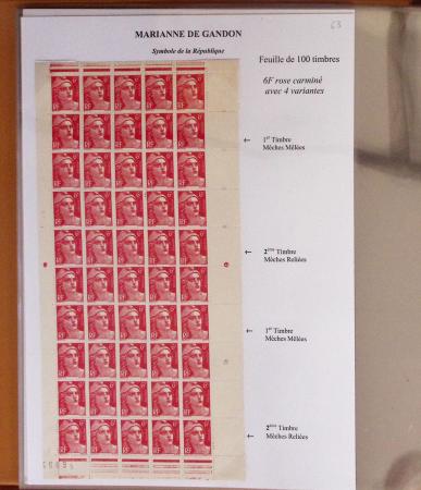 1944-95, Etude sur la Marianne : de Fernez, de Dulac,