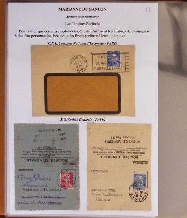 1944-95, Etude sur la Marianne : de Fernez, de Dulac,