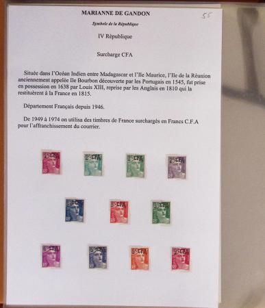 1944-95, Etude sur la Marianne : de Fernez, de Dulac,