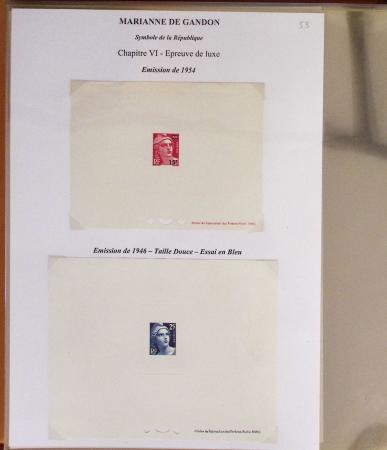 1944-95, Etude sur la Marianne : de Fernez, de Dulac,