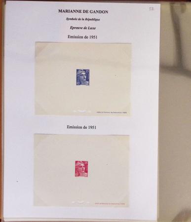 1944-95, Etude sur la Marianne : de Fernez, de Dulac,