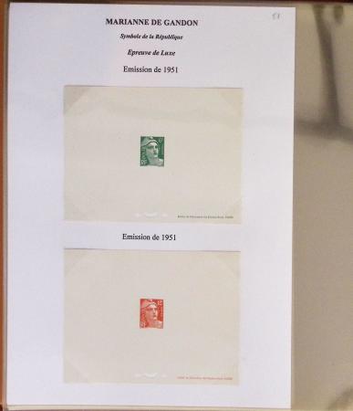 1944-95, Etude sur la Marianne : de Fernez, de Dulac,