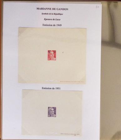 1944-95, Etude sur la Marianne : de Fernez, de Dulac,