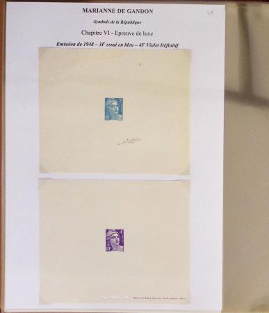 1944-95, Etude sur la Marianne : de Fernez, de Dulac,