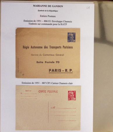 1944-95, Etude sur la Marianne : de Fernez, de Dulac,