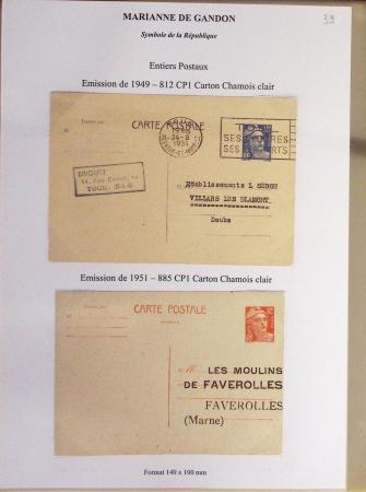 1944-95, Etude sur la Marianne : de Fernez, de Dulac,