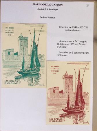1944-95, Etude sur la Marianne : de Fernez, de Dulac,