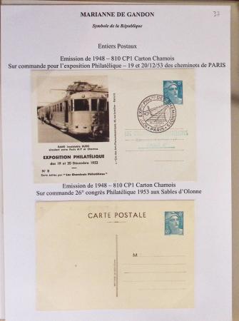 1944-95, Etude sur la Marianne : de Fernez, de Dulac,