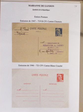 1944-95, Etude sur la Marianne : de Fernez, de Dulac,