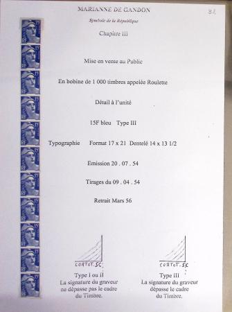 1944-95, Etude sur la Marianne : de Fernez, de Dulac,