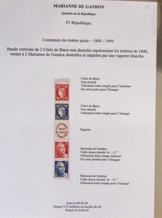 1944-95, Etude sur la Marianne : de Fernez, de Dulac,