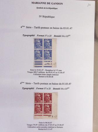 1944-95, Etude sur la Marianne : de Fernez, de Dulac,