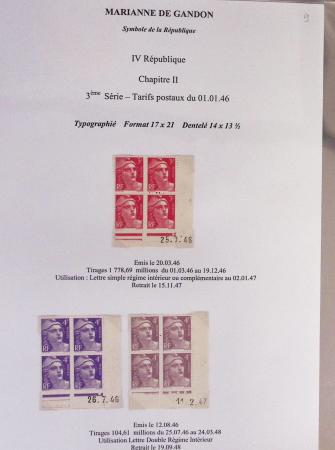 1944-95, Etude sur la Marianne : de Fernez, de Dulac,