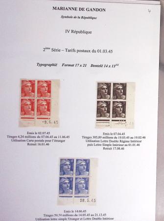 1944-95, Etude sur la Marianne : de Fernez, de Dulac,