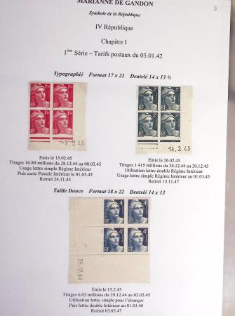 1944-95, Etude sur la Marianne : de Fernez, de Dulac,