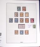 1849-2000, Collection de France obl, avec N°1 en 2ex.,