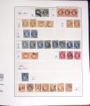 1849-2000, Collection de France obl, avec N°1 en 2ex.,