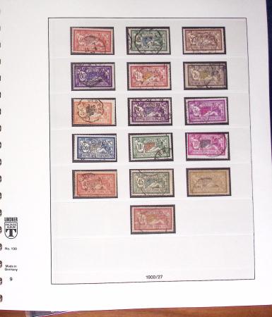 1849-2000, Collection de France obl, avec N°1 en 2ex.,