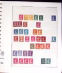 1849-2000, Collection de France obl, avec N°1 en 2ex.,