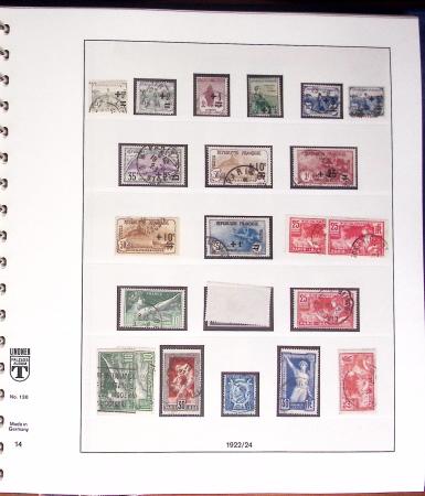 1849-2000, Collection de France obl, avec N°1 en 2ex.,