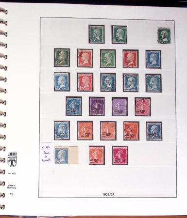 1849-2000, Collection de France obl, avec N°1 en 2ex.,