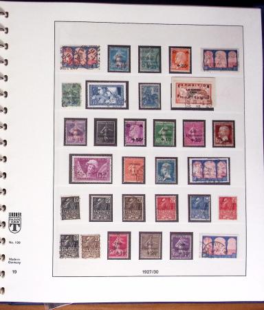 1849-2000, Collection de France obl, avec N°1 en 2ex.,