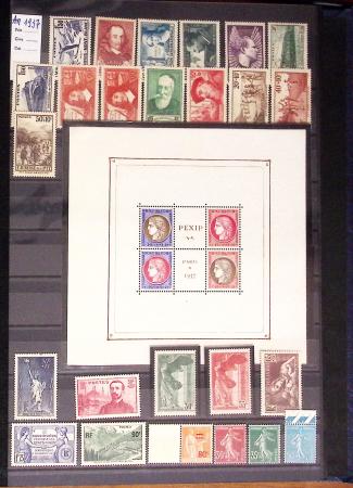 1900-64 Bel ensemble de multiples majoritairement