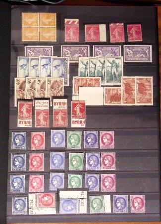 1900-64 Bel ensemble de multiples majoritairement