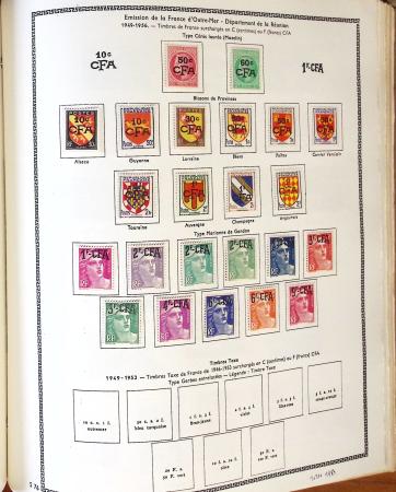 1849-2010, Collection du Monde dont : Colonies, Andorre,