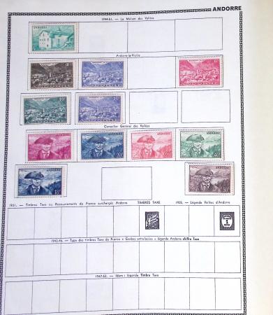 1849-2010, Collection du Monde dont : Colonies, Andorre,