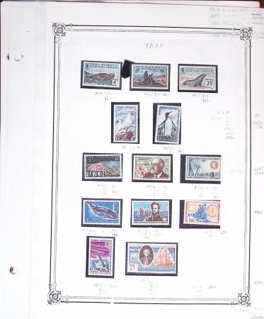 1955-97 Collection des TAAF, poste et PA, en neuf sans