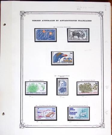 1955-97 Collection des TAAF, poste et PA, en neuf sans
