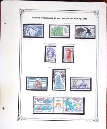 1955-97 Collection des TAAF, poste et PA, en neuf sans