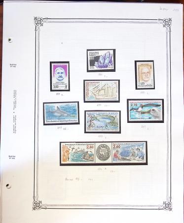 1955-97 Collection des TAAF, poste et PA, en neuf sans