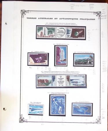 1955-97 Collection des TAAF, poste et PA, en neuf sans