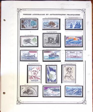 1955-97 Collection des TAAF, poste et PA, en neuf sans