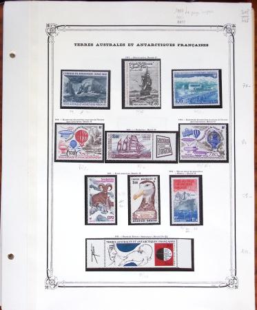 1955-97 Collection des TAAF, poste et PA, en neuf sans