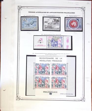 1955-97 Collection des TAAF, poste et PA, en neuf sans