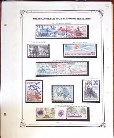 1955-97 Collection des TAAF, poste et PA, en neuf sans