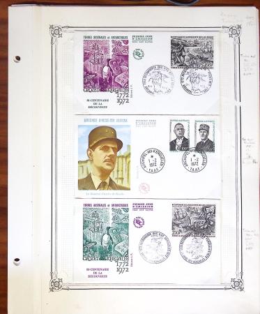 1955-97 Collection des TAAF, poste et PA, en neuf sans