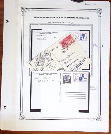 1955-97 Collection des TAAF, poste et PA, en neuf sans
