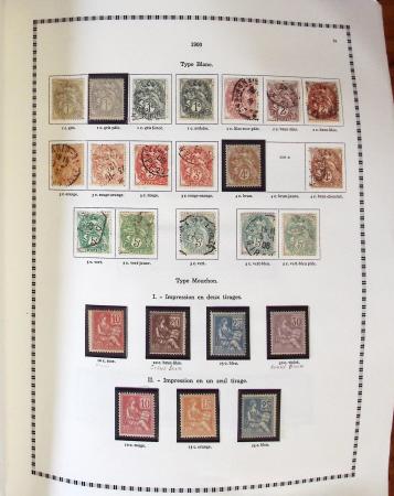 1850-1986, Jolie collection de France en 2 albums Y&T,