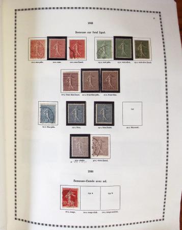 1850-1986, Jolie collection de France en 2 albums Y&T,