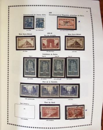 1850-1986, Jolie collection de France en 2 albums Y&T,