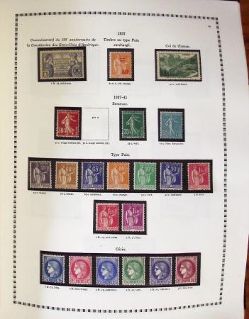 1850-1986, Jolie collection de France en 2 albums Y&T,